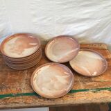 11 vintage sandstone plates