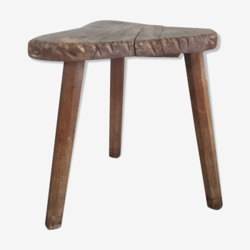 Ancient oak tripod shepherd's stool