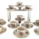 Service de tasses à café anciennes  en faïence de Villeroy & Boch