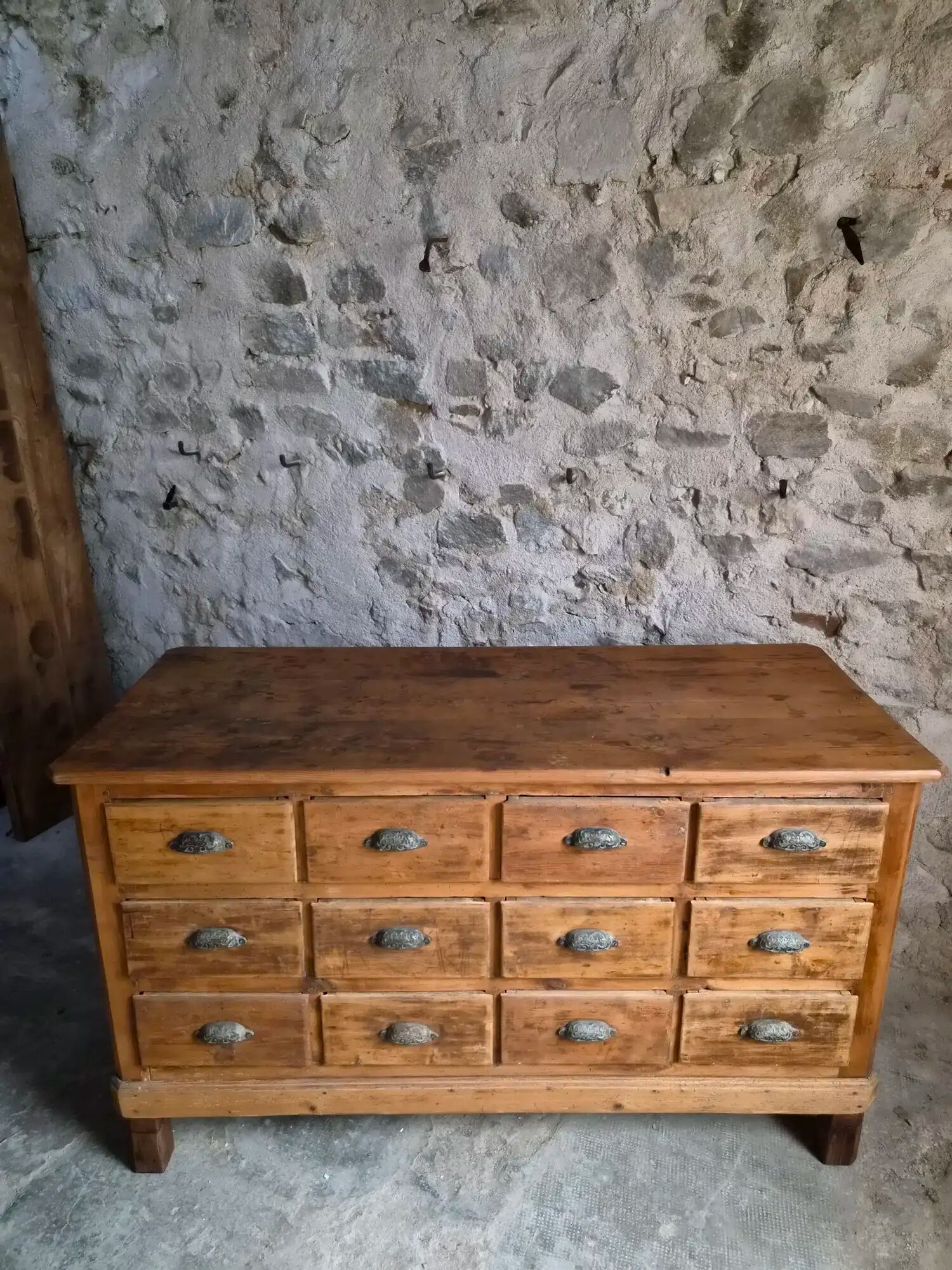 Antique shop counter with 12 drawers / kitchen island