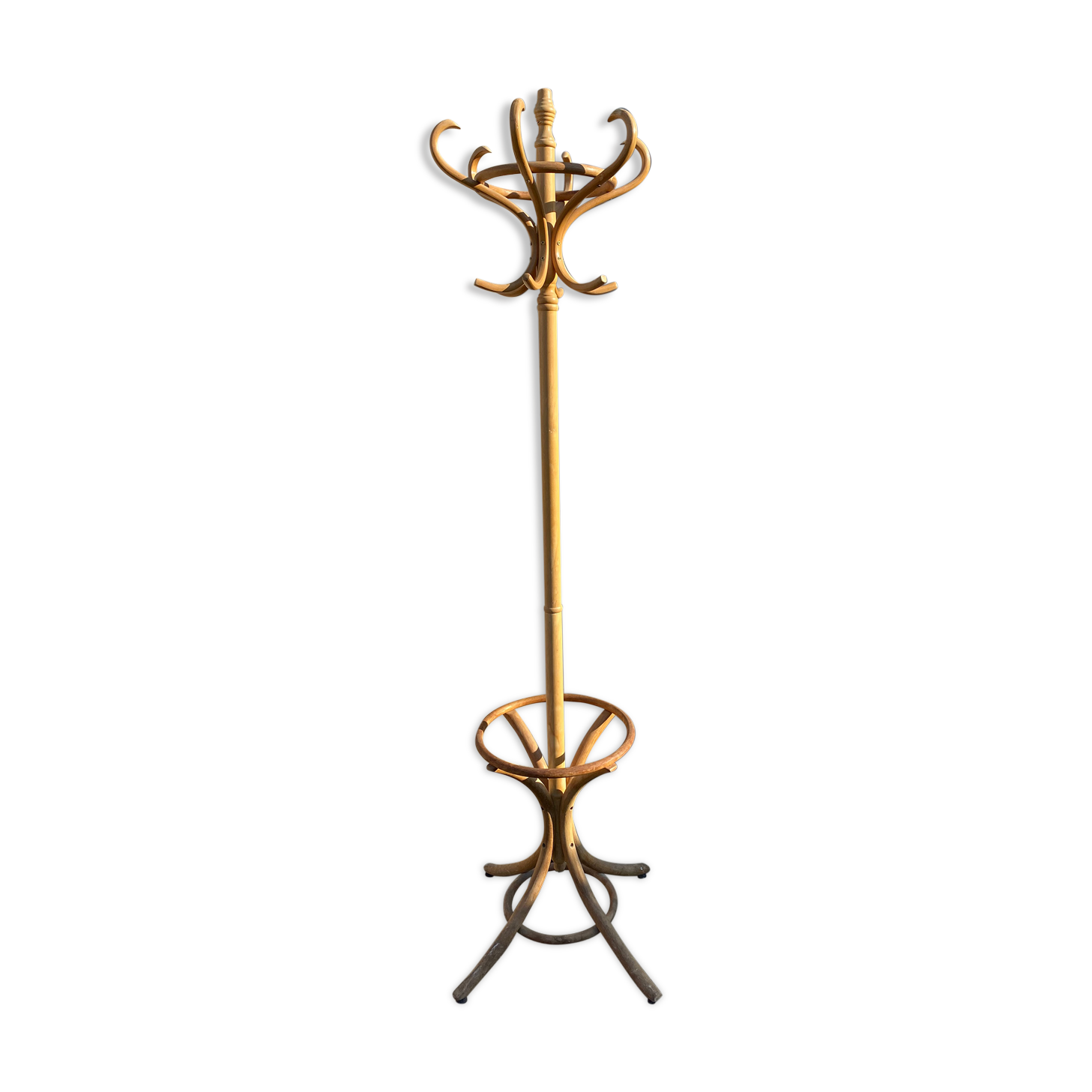 Parrot coat rack light wood