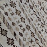 Tapis certifié à motifs berbère tissé mains