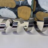 Pair of vintage 70s chrome wall lights