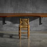 Wall-mounted desk by Charlotte Perriand, France, 1950s