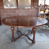 Large round table.