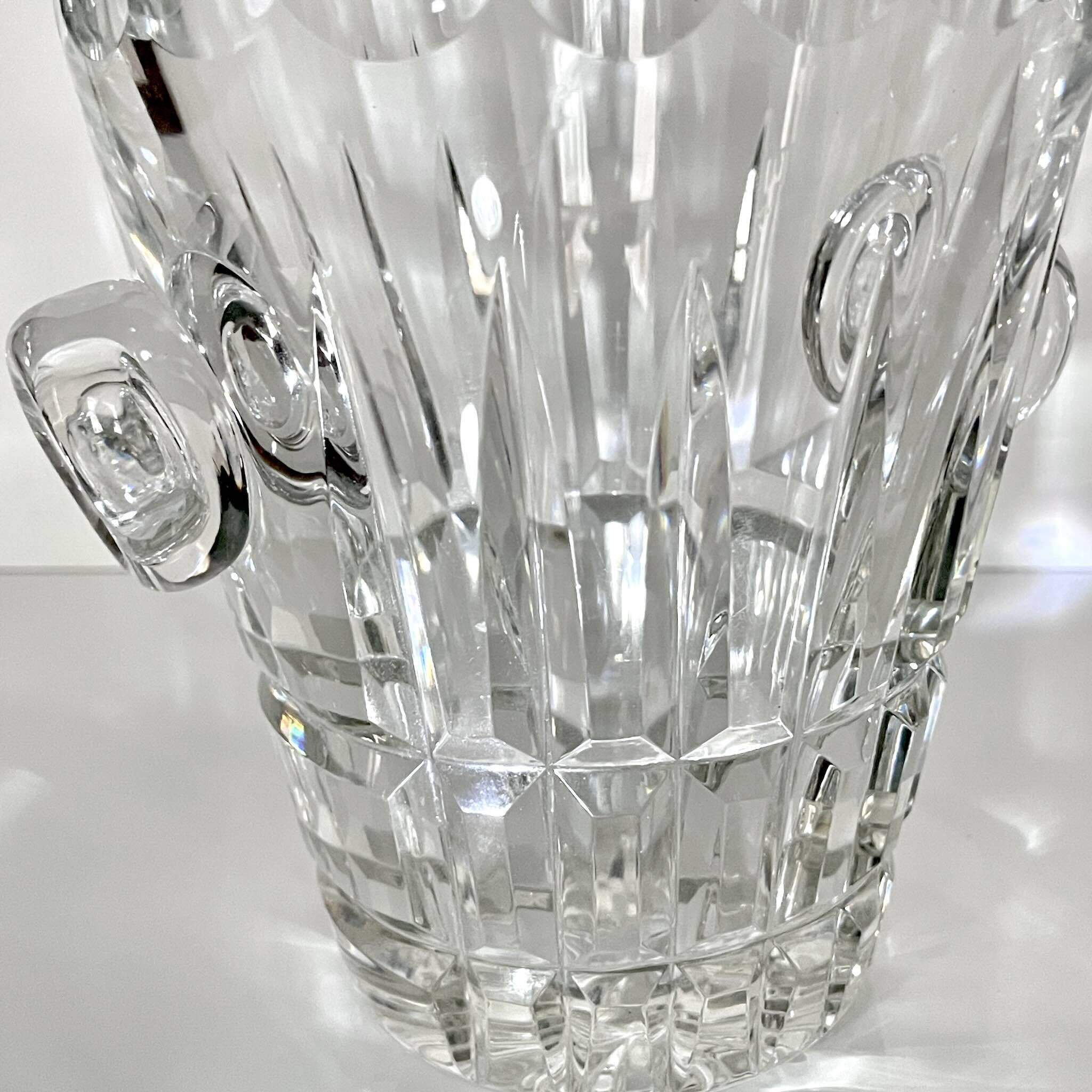 Saint-Louis Crystal Ice Bucket | Manhattan | Second half of the 20th century