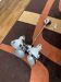 Adjustable vintage suspension with 4 directional spots – white & chrome