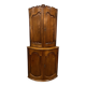 Double Body Corner Cabinet in Walnut from the end of the 19th century