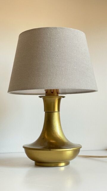 Lampe en laiton vintage