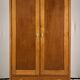 Vintage Wooden Wardrobe, 1930s, Czechoslovakia