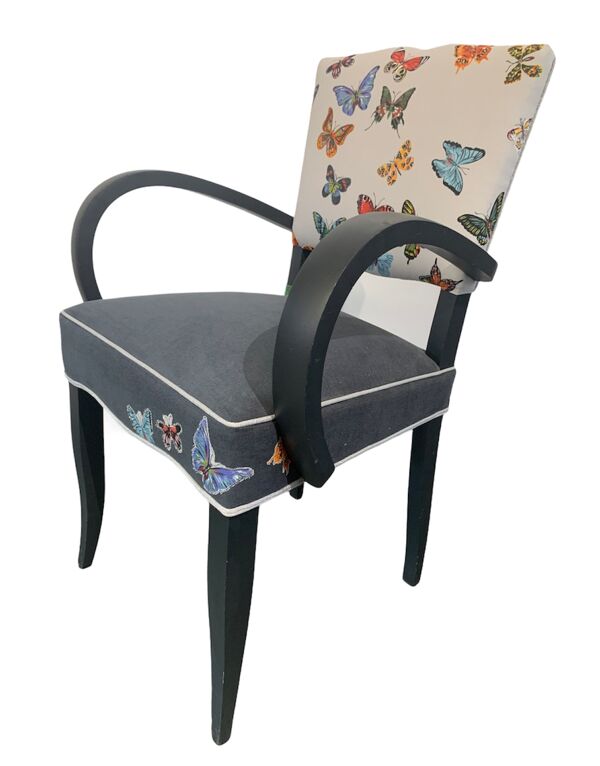Fauteuil bridge papillons