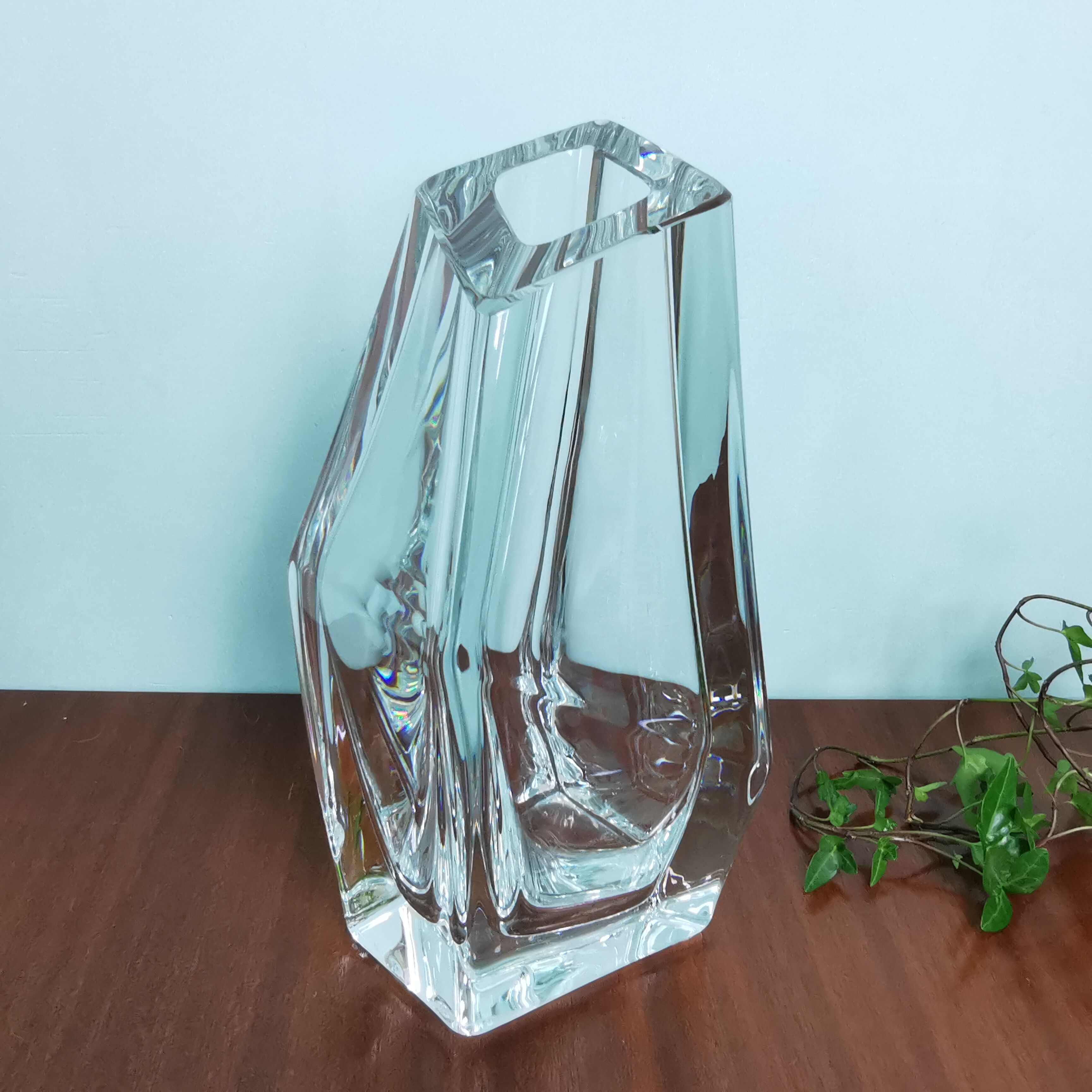 Vase Daum asymétrique