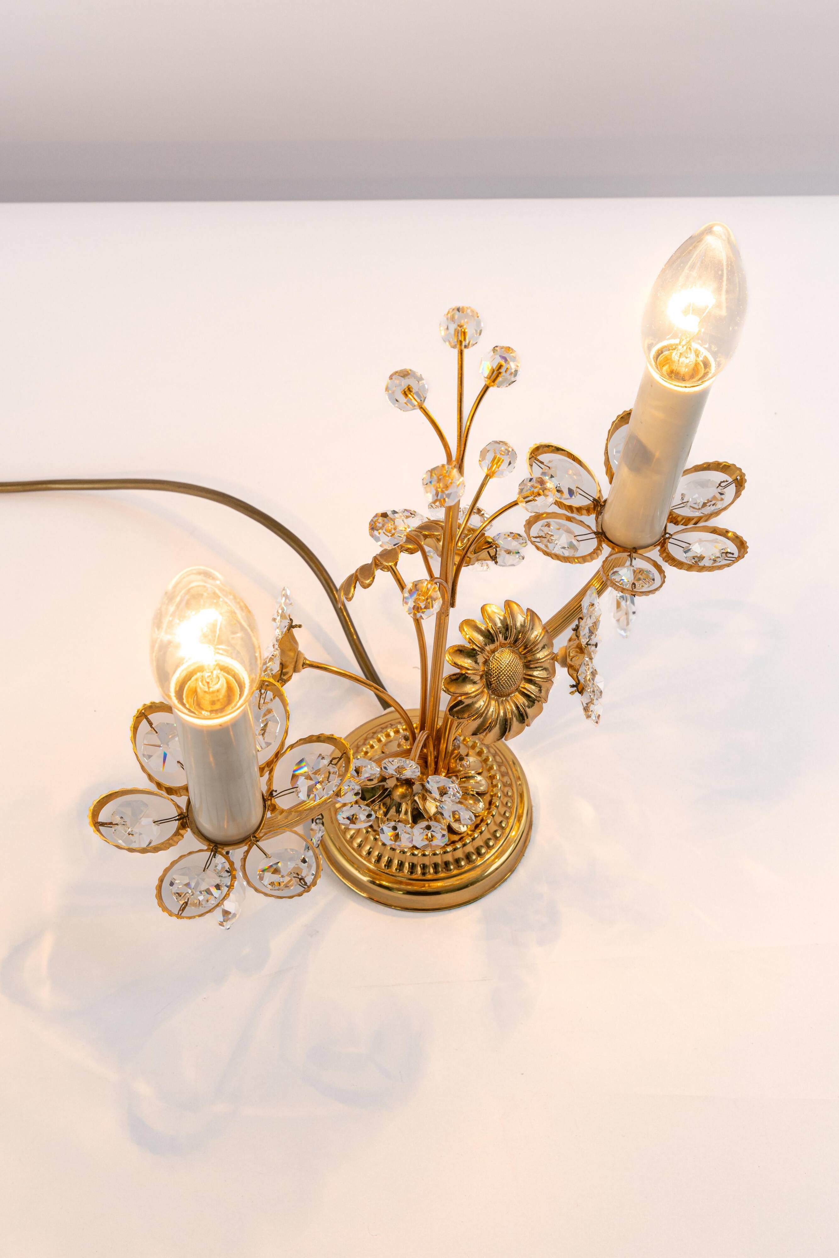 Beautiful small table lamp by Palwa, Germany, 1970s.