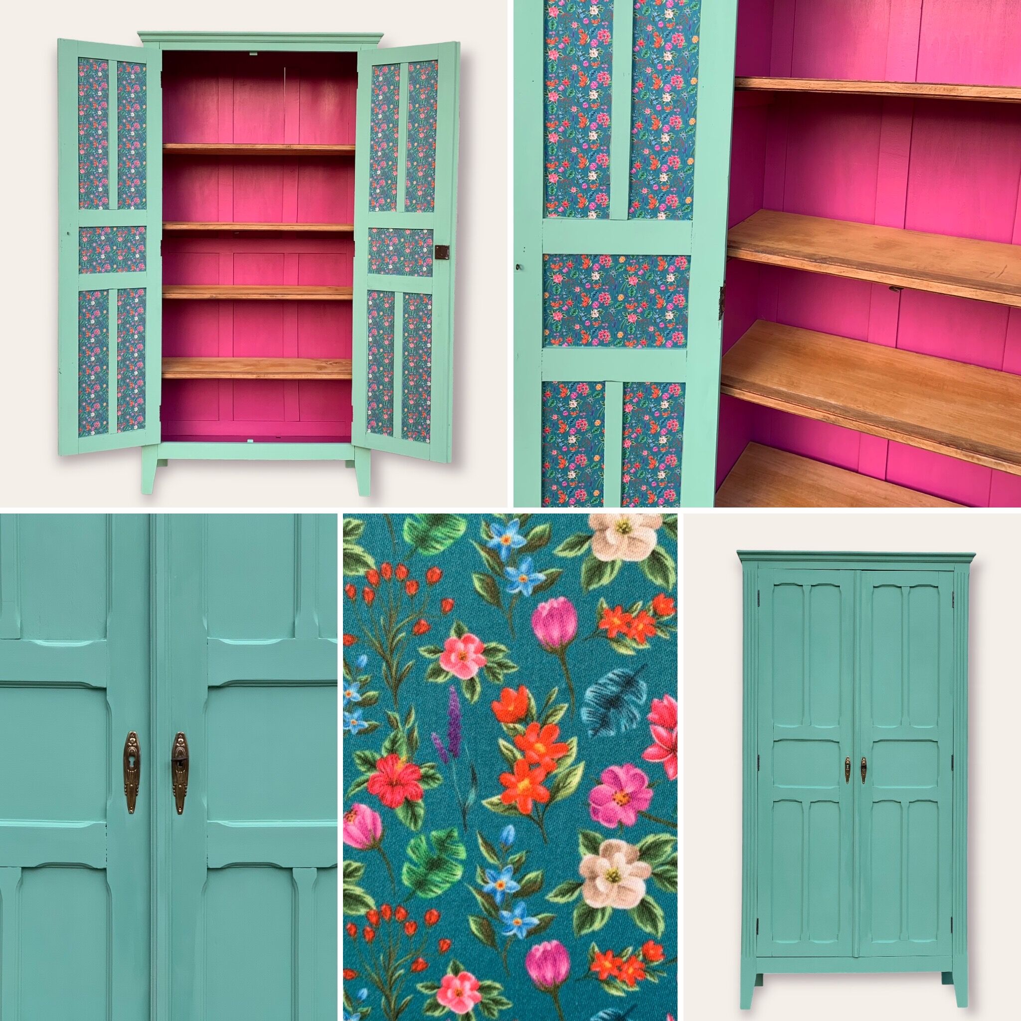 Parisian wardrobe art deco panel 1940