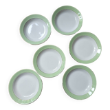 Set of 6 soup plates H7890 from L'Amandinoise