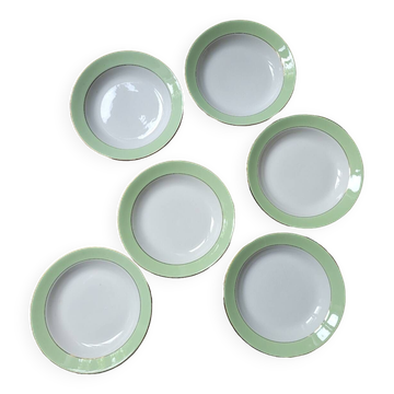 Lot de 6 assiettes creuses H7890 de L'Amandinoise