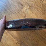 Vintage: Large oval clay gratin dish