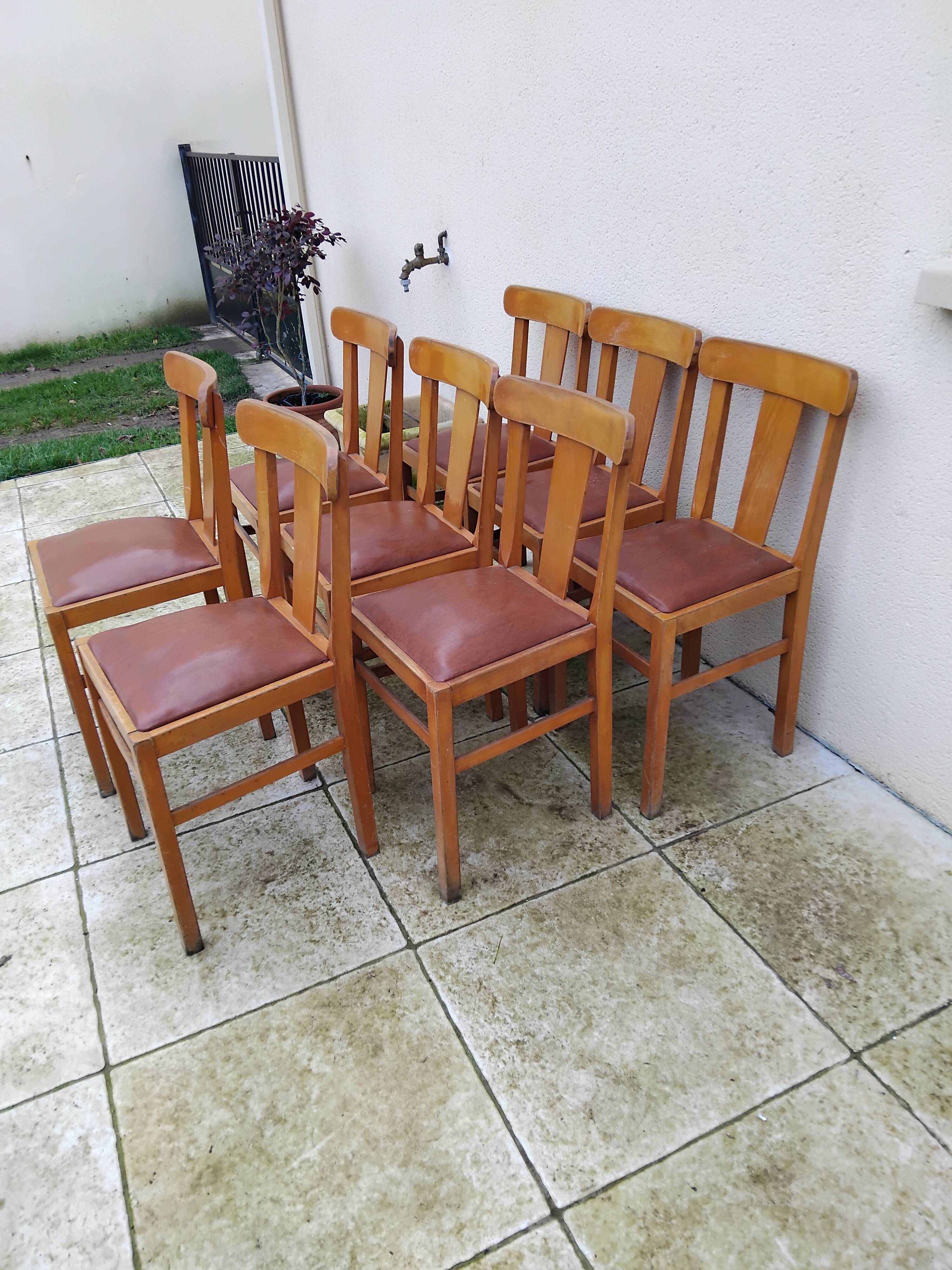 8 inseparable elf vintage bistro chairs