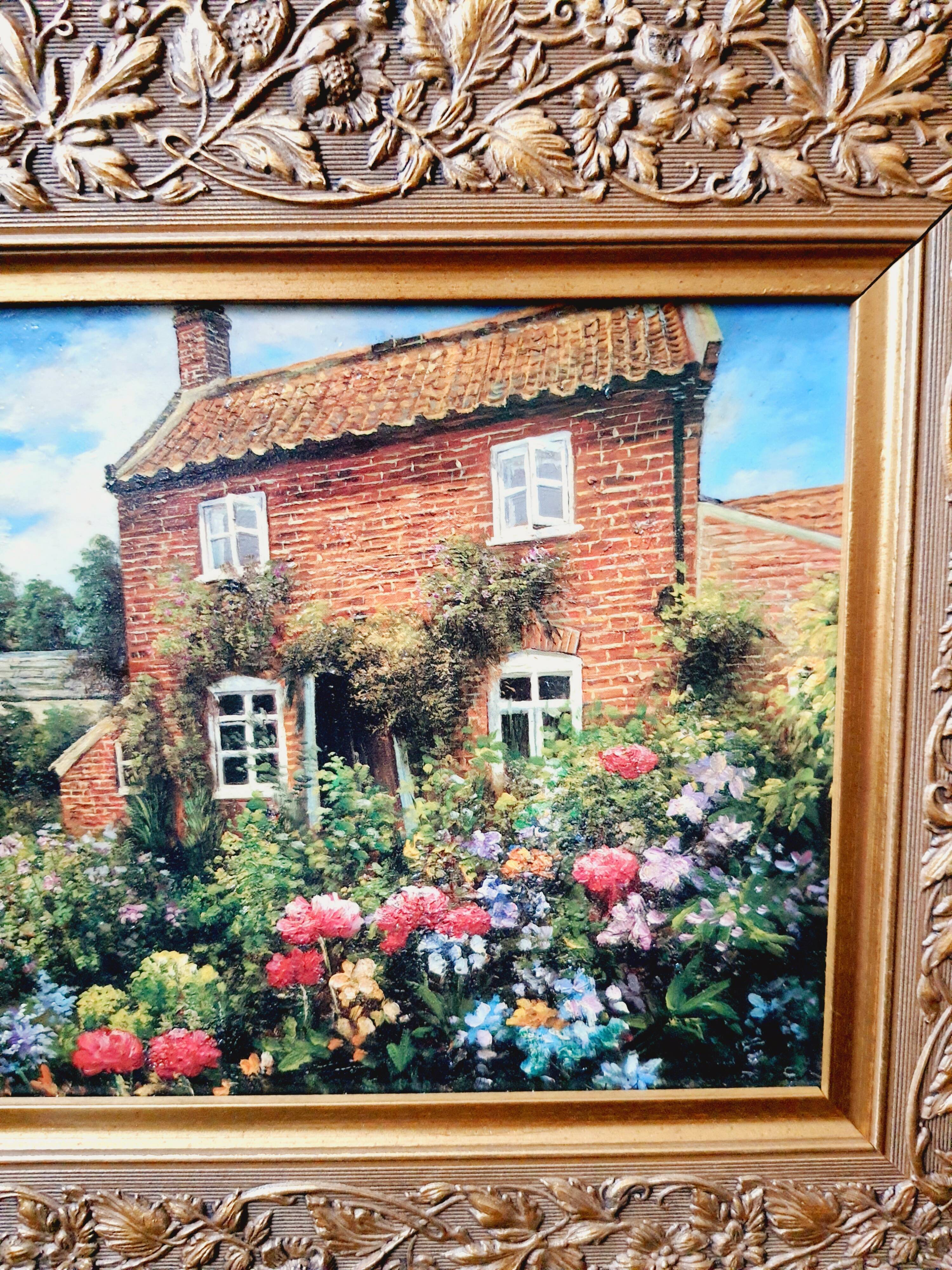 Oil on English house wood