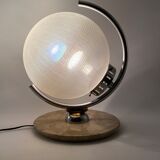 Murano glass spherical table lamp, Mazzega Italy 1970s
