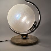 Murano glass spherical table lamp, Mazzega Italy 1970s
