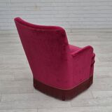 1970s, Danish easy chair, original very good condition, furniture velour.