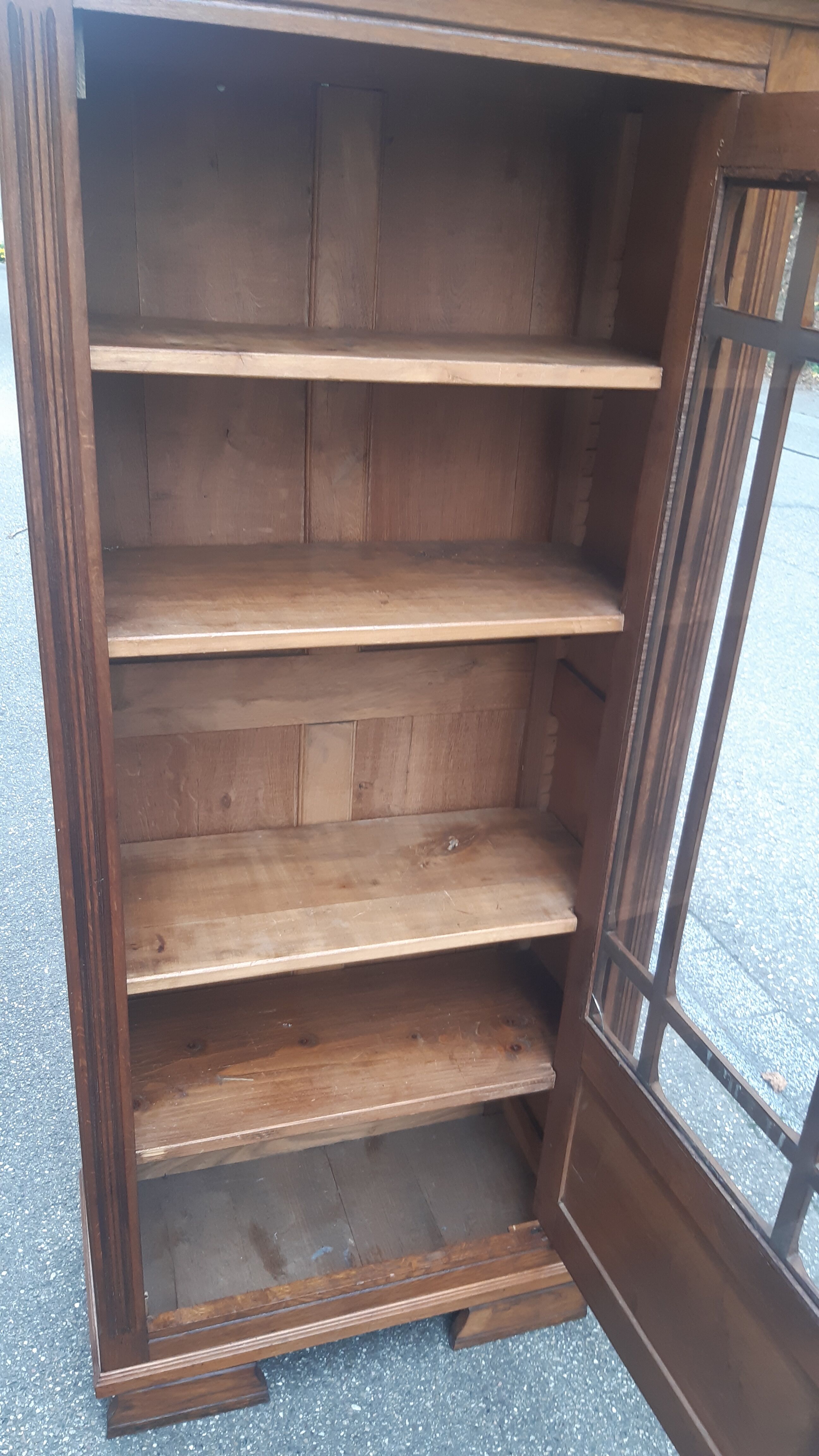 Art Deco glazed cabinet