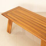 "Sapporo" walnut table by Mario Marenco for Mobil Girgi 70's