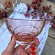 Bol en verre rose