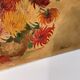 Painting the bouquet of vintage dahlias signed Blanchard