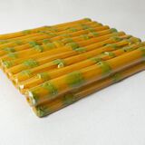 Vintage Vallauris barbotine cheese dish