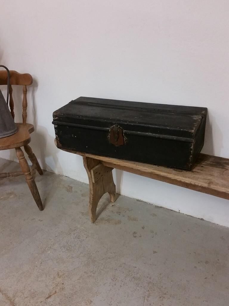 Old travel trunk