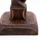 Carved wooden candle holder 1950