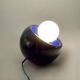 Vintage Blue Ceramic Lamp from Italy, 1970s