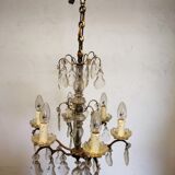 Old chandelier with tassels