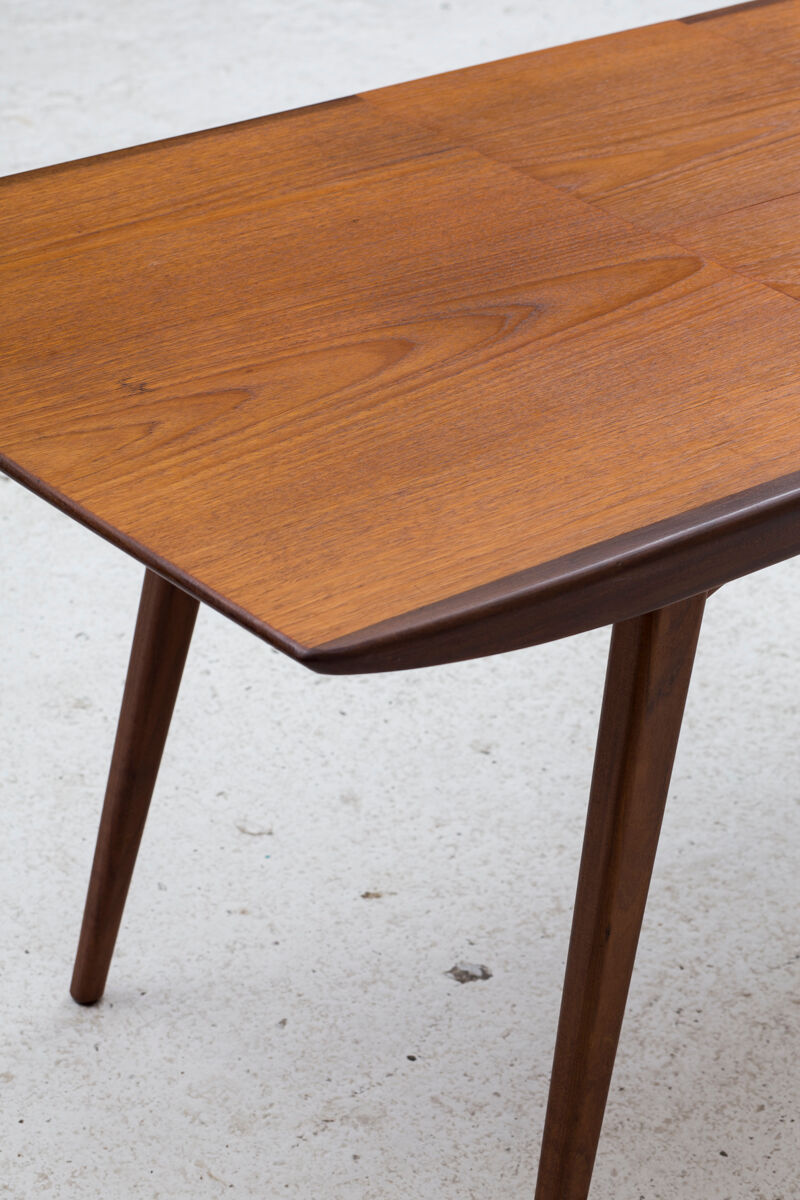 Dining table by Louis Van Teeffelen for Wébé, Dutch design, 1960’s