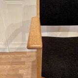 Set of 4 armchairs stamped Hans Wegner "Scandinavian design" 1960.