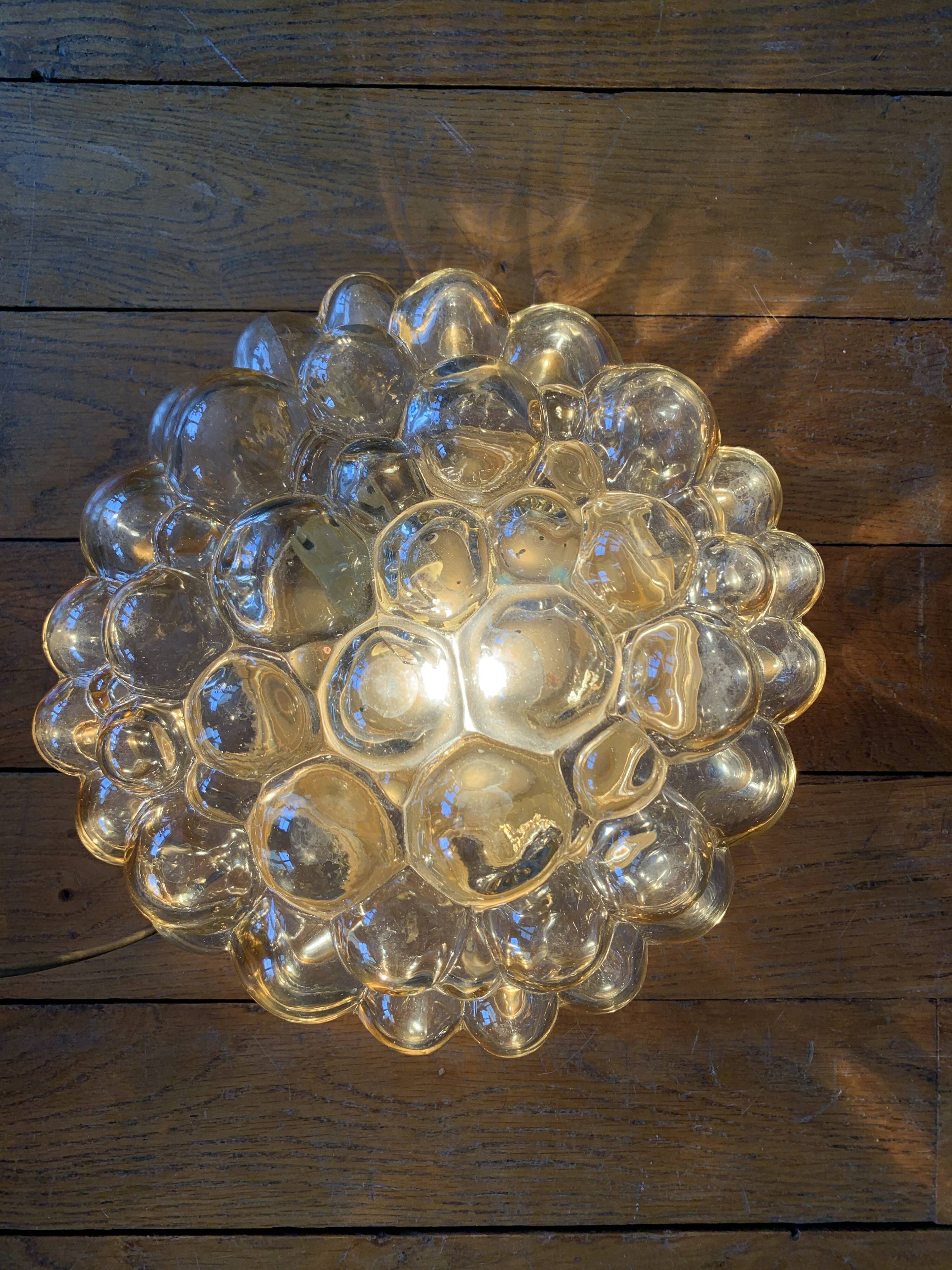 2 old wall lamps or ceiling lamps Helena Tynell "Bubble"