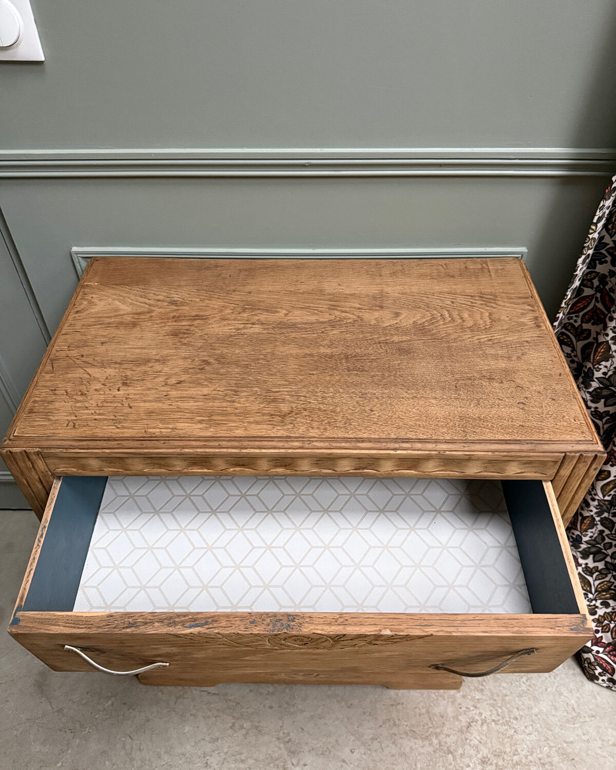 Art Deco oak commode (renovated)