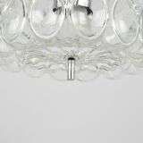 Glass pendant lamp, 1970s