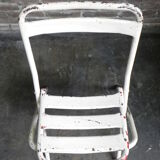 Chaise pliante en acier industriel