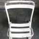 Chaise pliante en acier industriel