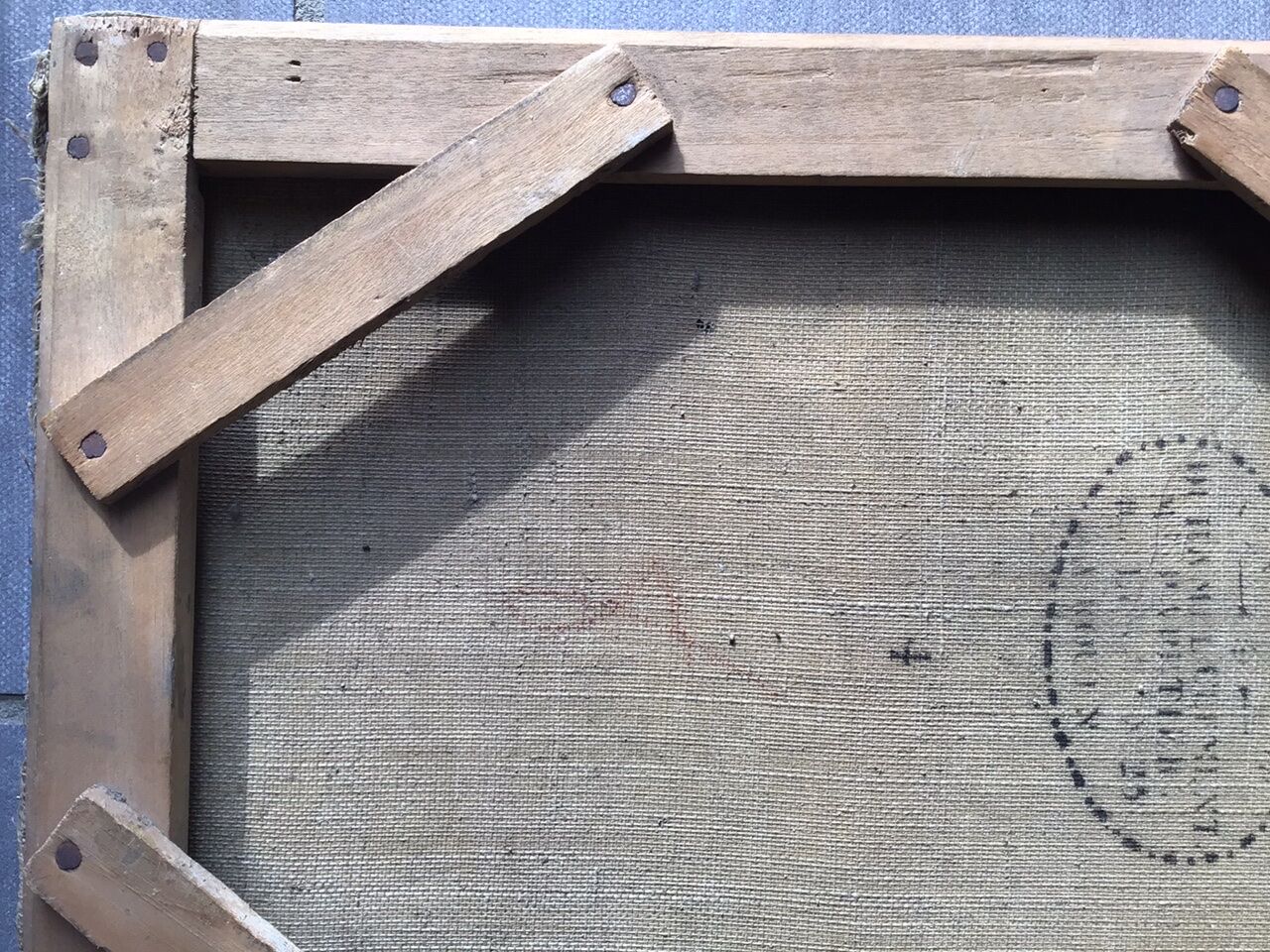 Landscape, oil on canvas, 19th Century