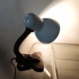 Grey clip lamp