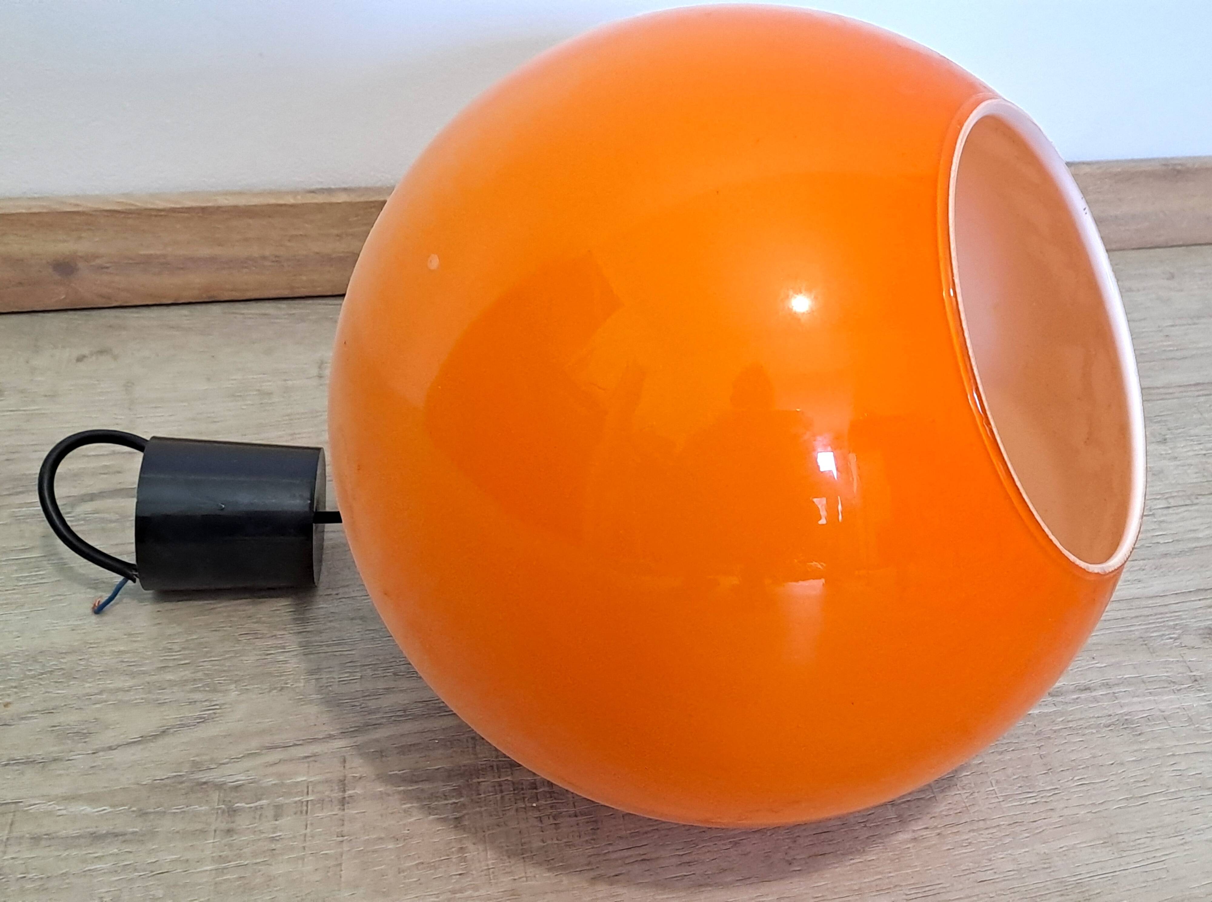 Vintage 70's Bubble Lamp Light Fixture