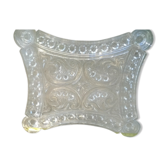 Baccarat crystal dish underside