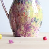 Flamed stoneware pitcher from Morvan by Gaston Gaubier