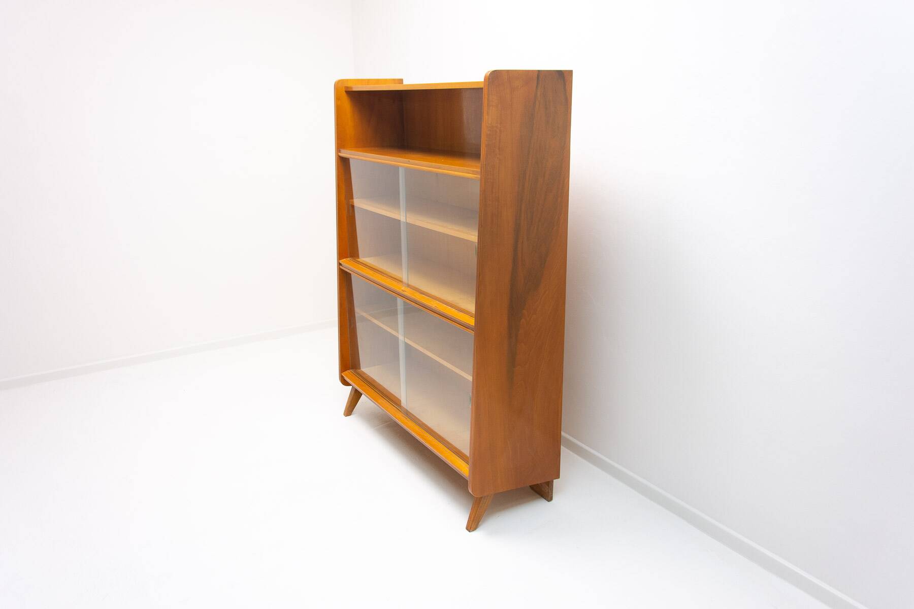 Mid century walnut bookcase by František Jirák, 1960´s, Czechoslovakia
