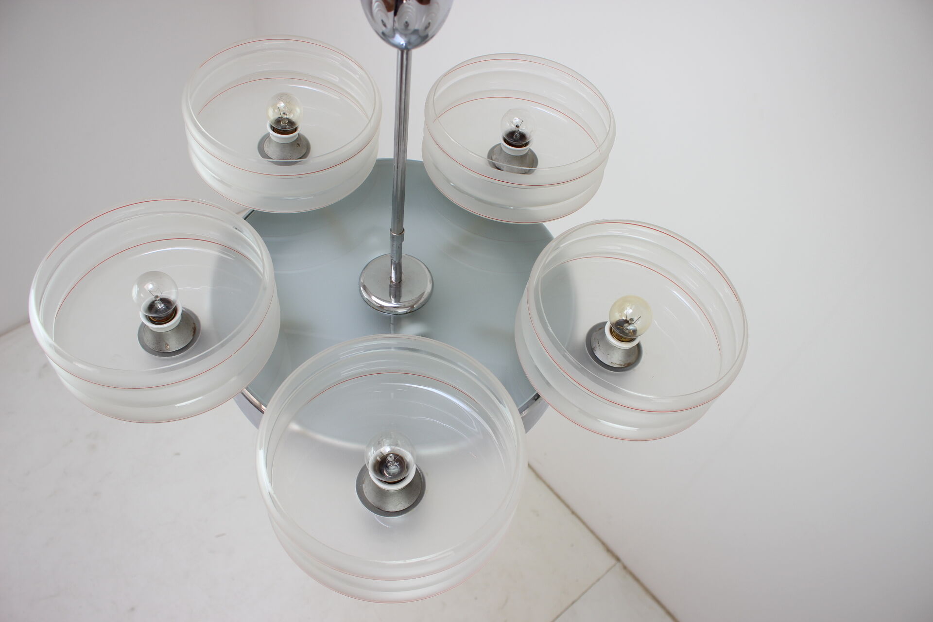 Art Deco big chandelier, 1930's.