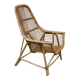 Fauteuil rotin vintage 1960